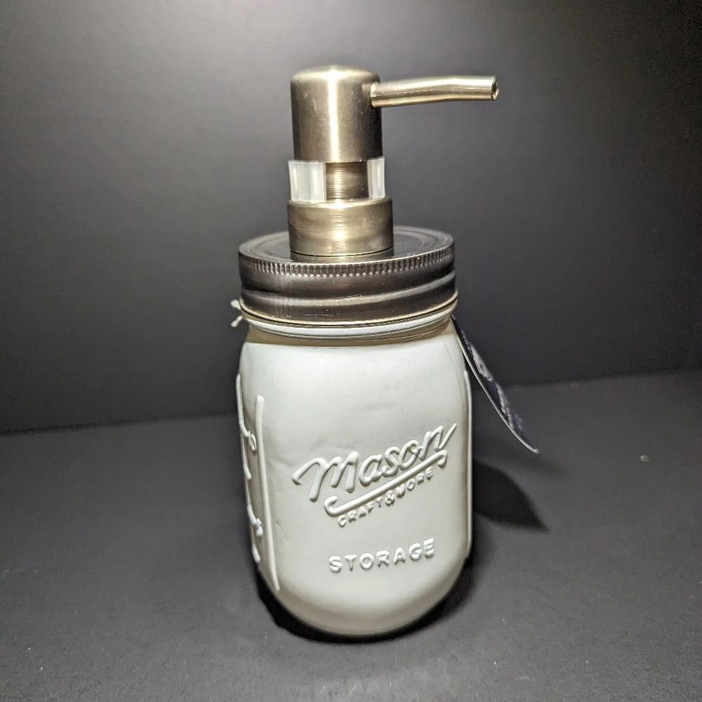 NWT Americana Mason Craft & More Vintage style Soap/Lotion Pump 16oz